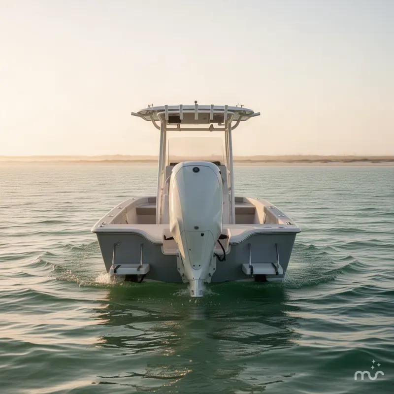Slide: The Image of Sportsman Masters 267OE Bay Boat 2022 - 2