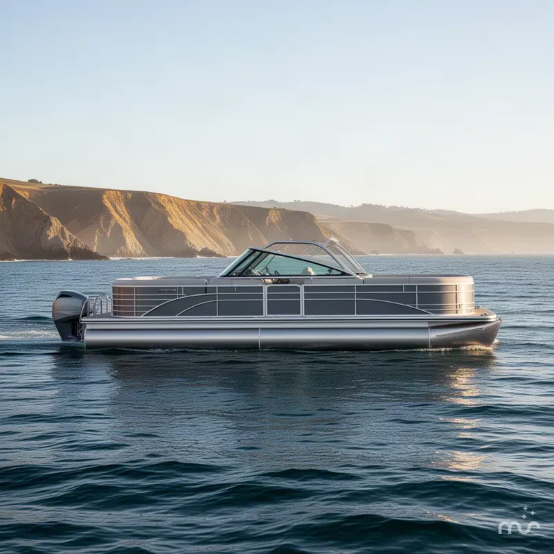 Slide: The Image of Avalon Catalina Platinum Elite Windshield w/ 250HP Verado! 2027 - 2