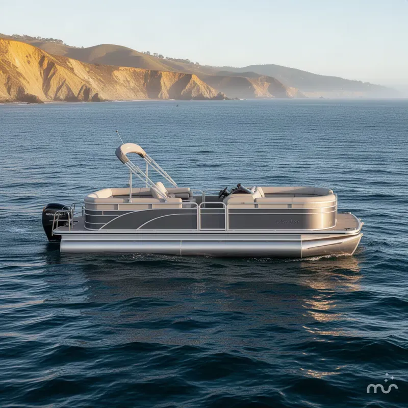 Slide: The Image of Avalon 25' Catalina Platinum Entertainer Funship w/ 250HP Mercury Verado! 2027 - 2