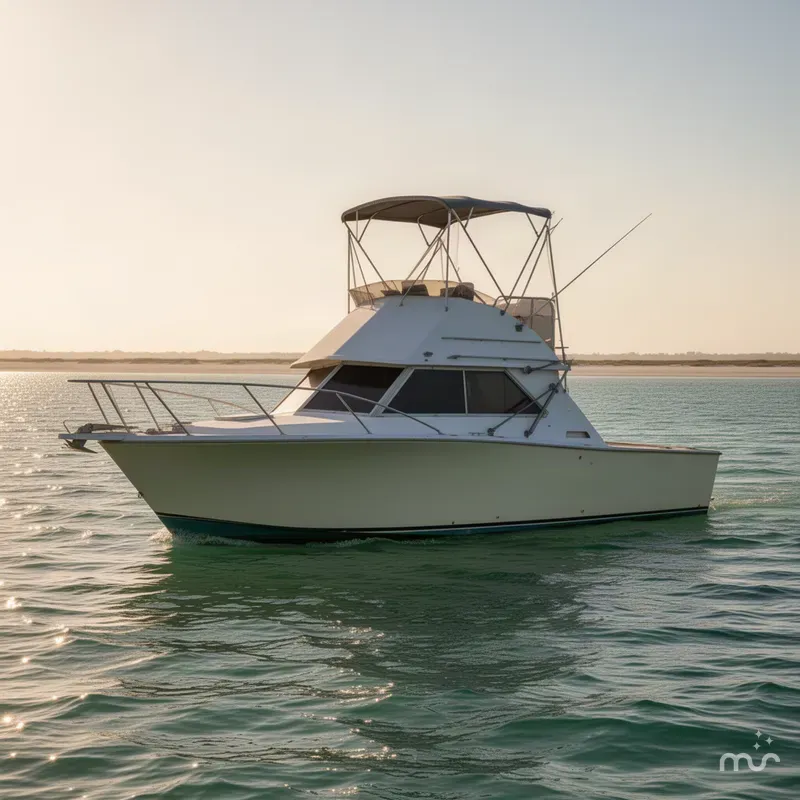 Slide: The Image of Bertram 28 Flybridge Cruiser 1976 - 4