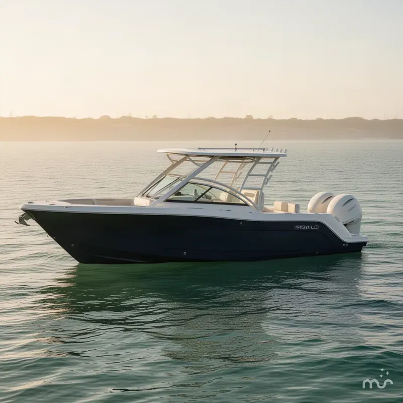 Slide: The Image of Robalo R317 Dual Console 2026 - 2