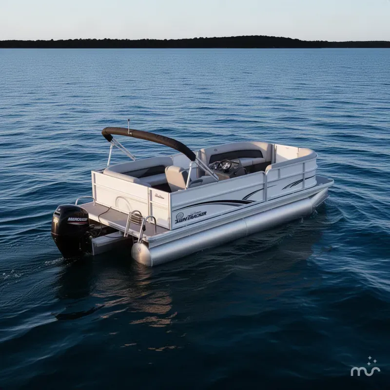 The Image of Sun Tracker Party Barge 16 DLX 2027 - 0