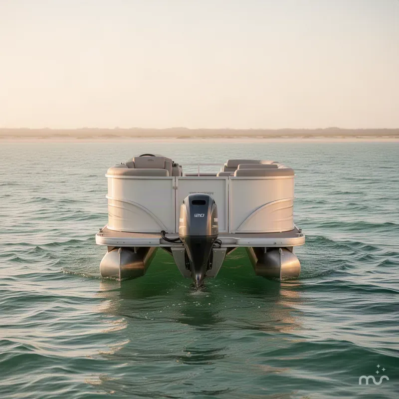 Slide: The Image of Sun Tracker Party Barge 20 DLX 2027 - 2