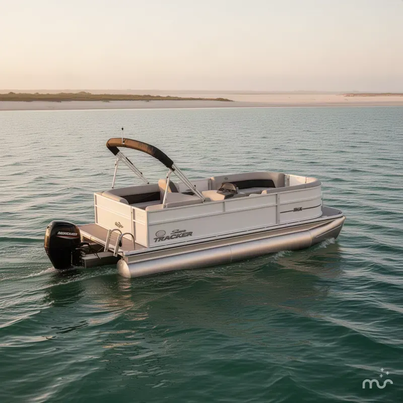 The Image of Sun Tracker Party Barge 16 DLX 2027 - 0