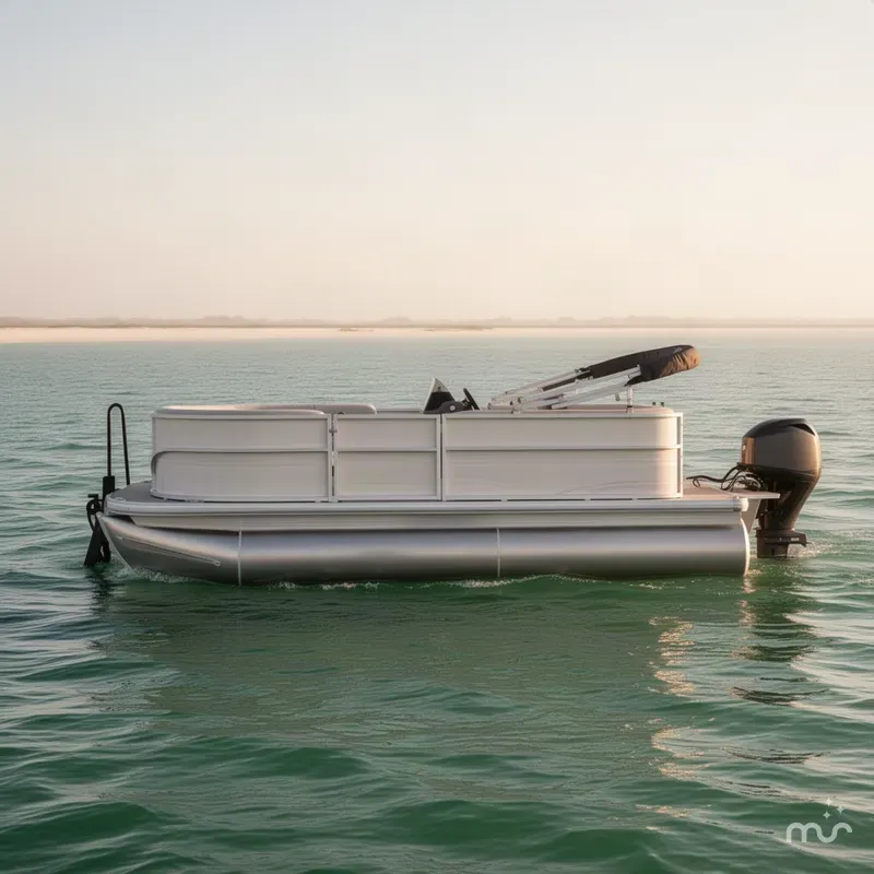 Slide: The Image of Sun Tracker Party Barge 16 DLX 2027 - 1