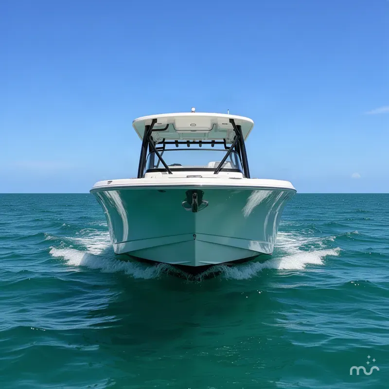 Slide: The Image of Robalo R317 Dual Console 2021 - 2