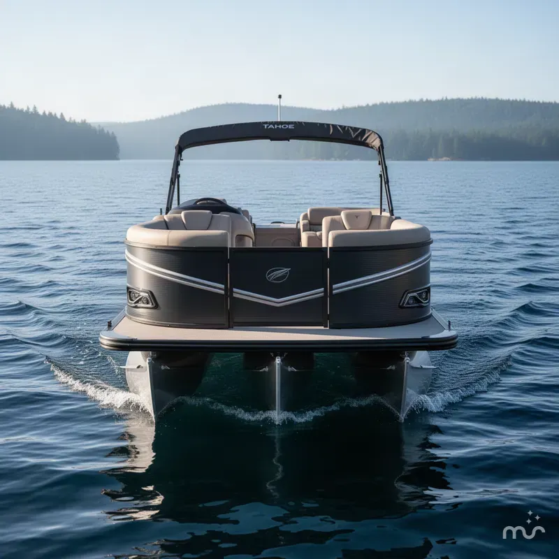 Slide: The Image of Tahoe LTZ 2385 Swingback (VRB) Tritoon & Honda 300HP 4-Stroke EFI 2027 - 1