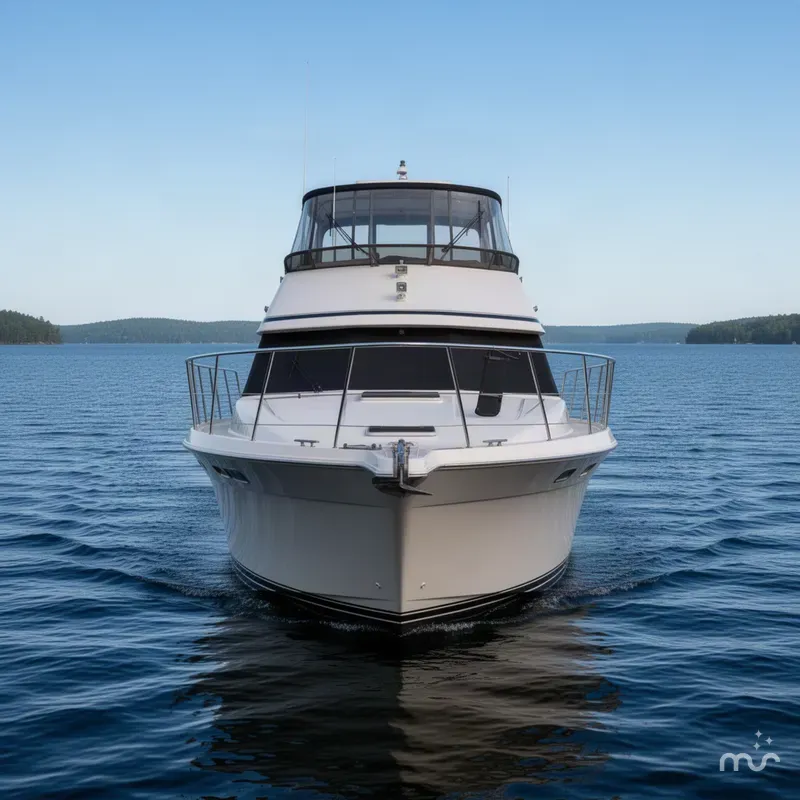 Slide: The Image of Carver Yachts 370 Voyager 1995 - 1