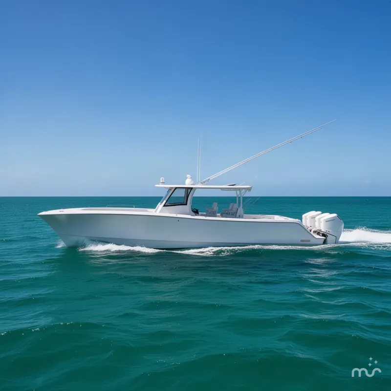 Slide: The Image of Front Runner 43 Catamaran 2025 - 2