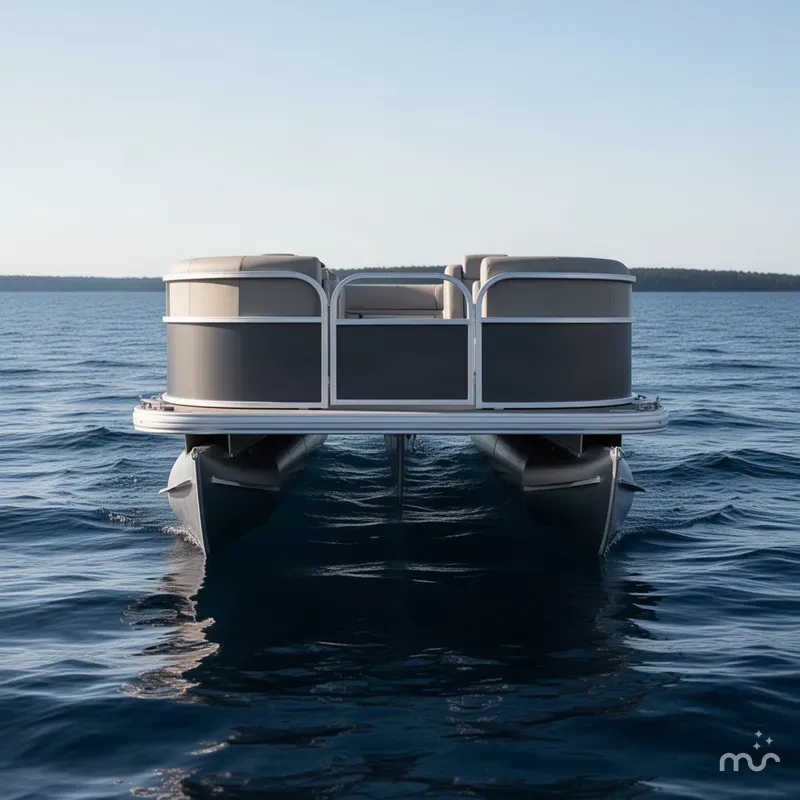 Slide: The Image of Sun Tracker Party Barge 18 DLX 2025 - 1