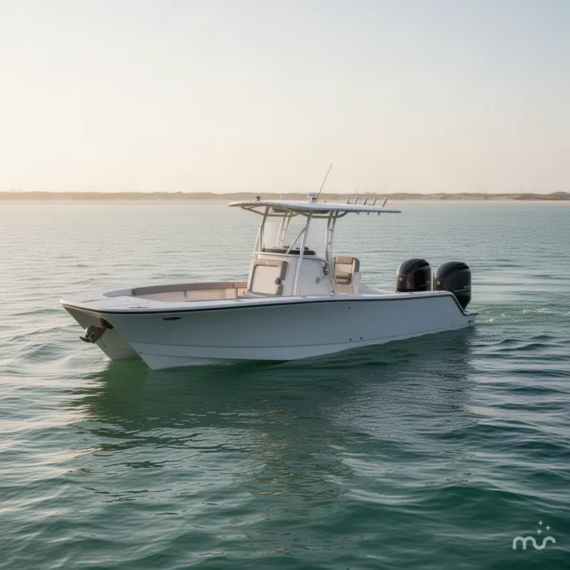 Slide: The Image of Falcon Boats F22 Offshore 2023 - 2