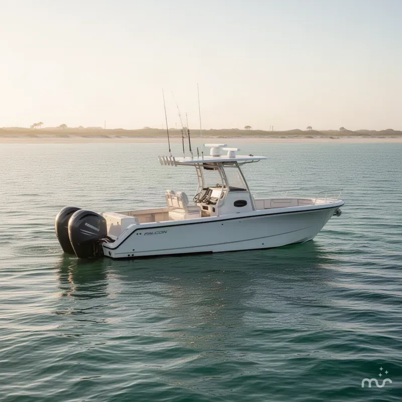 Slide: The Image of Falcon Boats F22 Offshore 2023 - 4