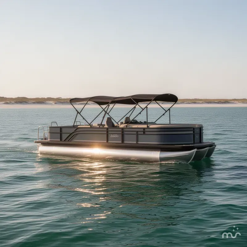 Slide: The Image of Viaggio Lago X 24S-TRITOON-250HP-DOUBLE BIMINI 2027 - 2