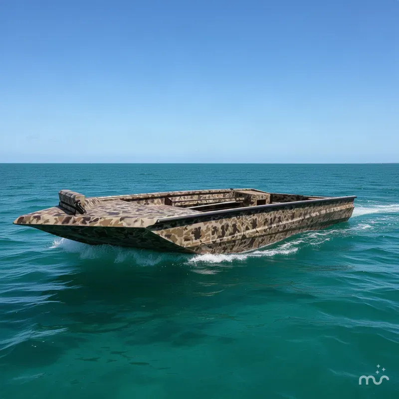 Slide: The Image of Excel Shallow Water F4 Pro Hull 186-5400 MUD BUDDY 2027 - 2