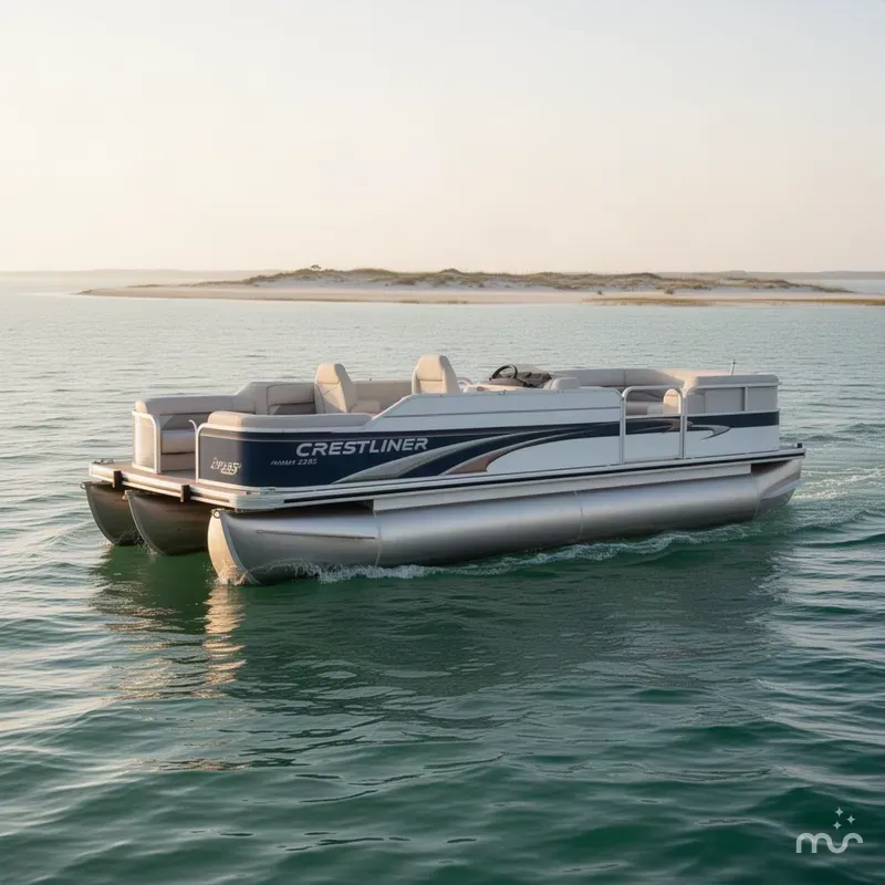 The Image of Crestliner Angler 2285 PONTOON 2004 - 0
