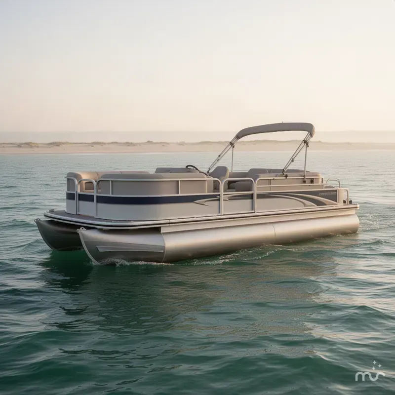 Slide: The Image of Crestliner Angler 2285 PONTOON 2004 - 1