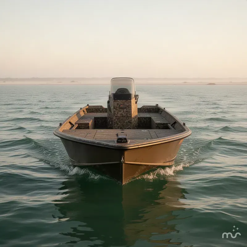 Slide: The Image of Excel Shallow Water F4 Pro Hull 186-5400 MUD BUDDY 2027 - 1