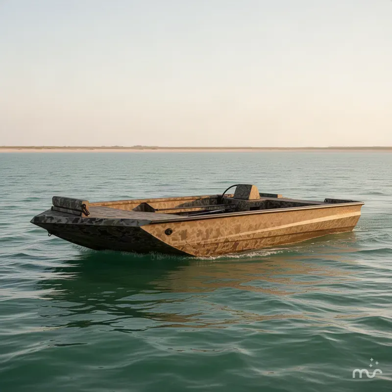 Slide: The Image of Excel Shallow Water F4 Pro Hull 186-5400 MUD BUDDY 2027 - 2