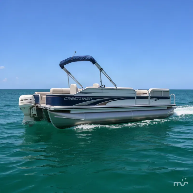 The Image of Crestliner Angler 2285 PONTOON 2004 - 0