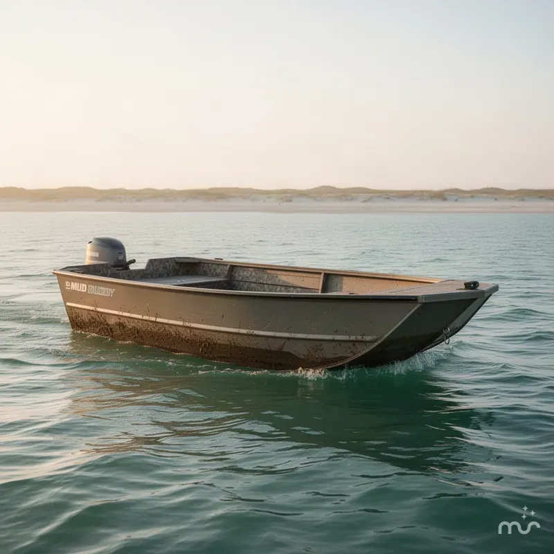 Slide: The Image of Excel Shallow Water F4 Pro Hull 186-5400 MUD BUDDY 2027 - 1
