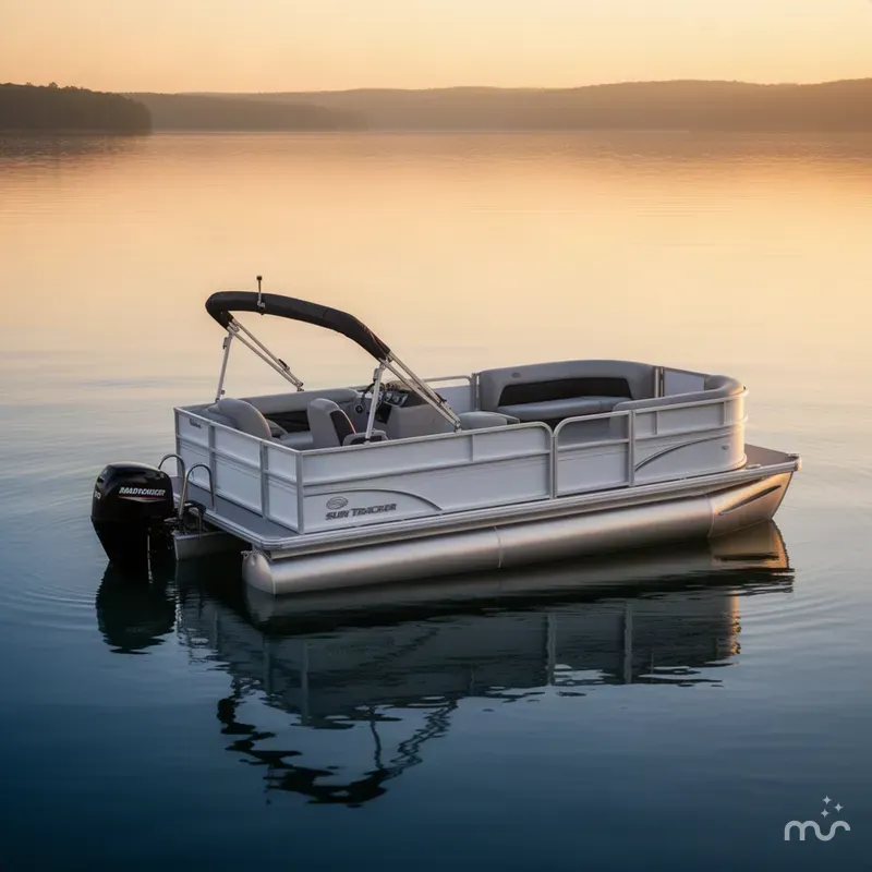 The Image of Sun Tracker Party Barge 16 DLX 2027 - 0