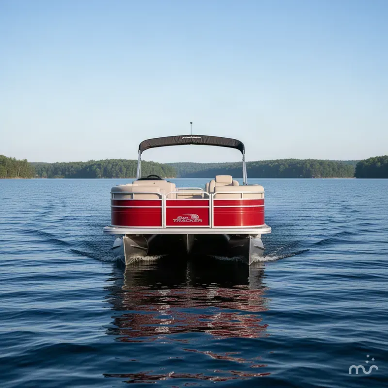 Slide: The Image of Sun Tracker Fishin' Barge 22 DLX 2027 - 2