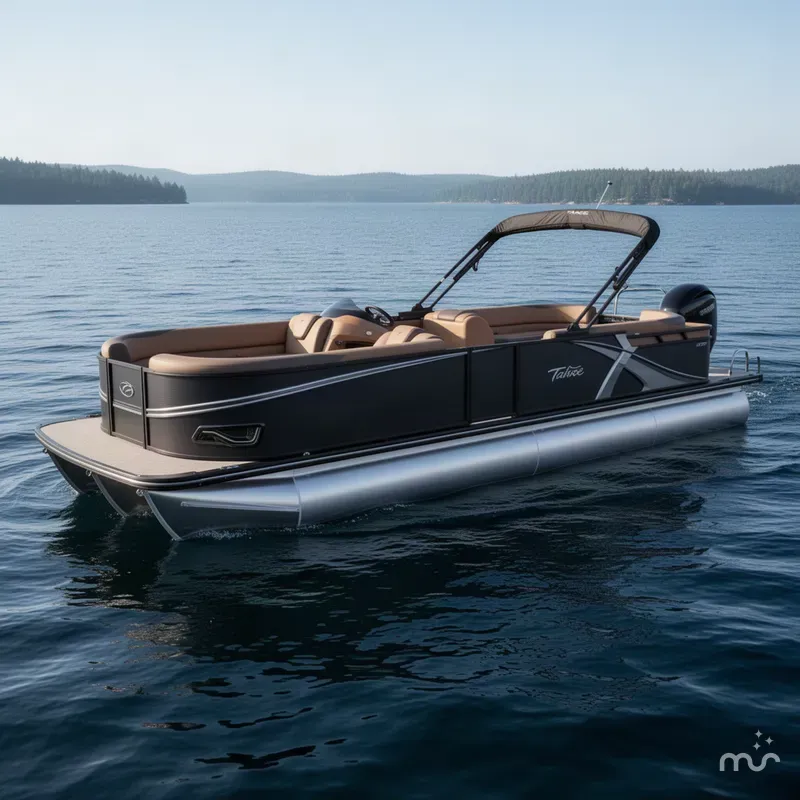 The Image of Tahoe LTZ 2585 Quad Lounge 300HP Tritoon 2027 - 0