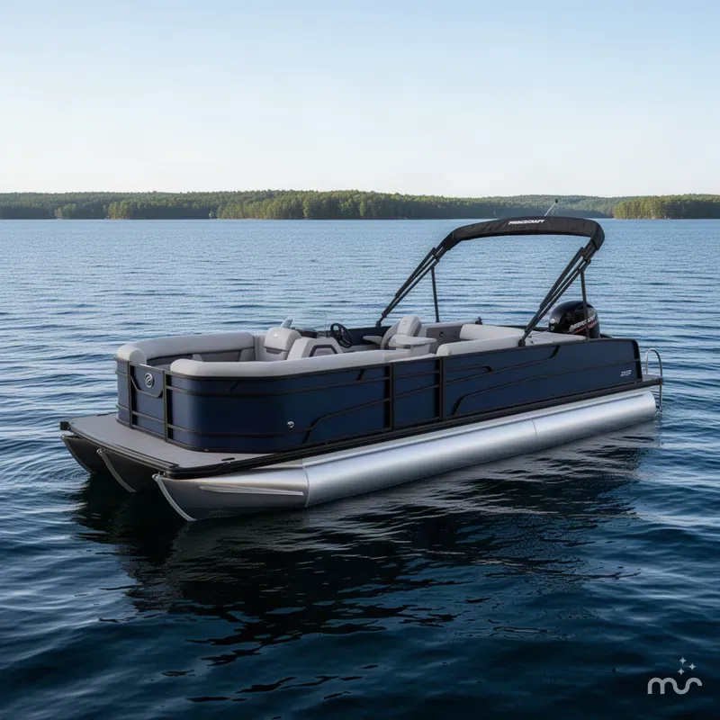 Slide: The Image of Princecraft 23 Sportfisher 2RS Pontoon & Mercury 4-Stroke EFI 2027 - 2