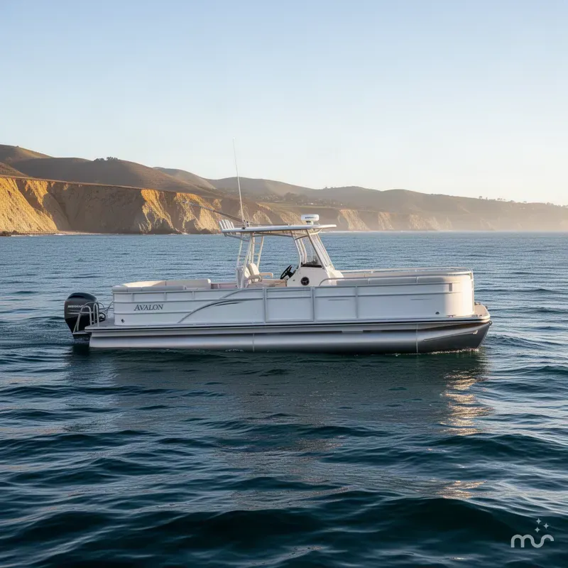 Slide: The Image of Avalon 23' Catalina w/ 200HP Mercury! 2027 - 2
