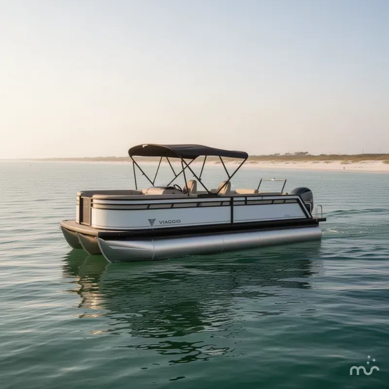 Slide: The Image of Viaggio Lago V 22S-TRITOON-200HP- 2027 - 2