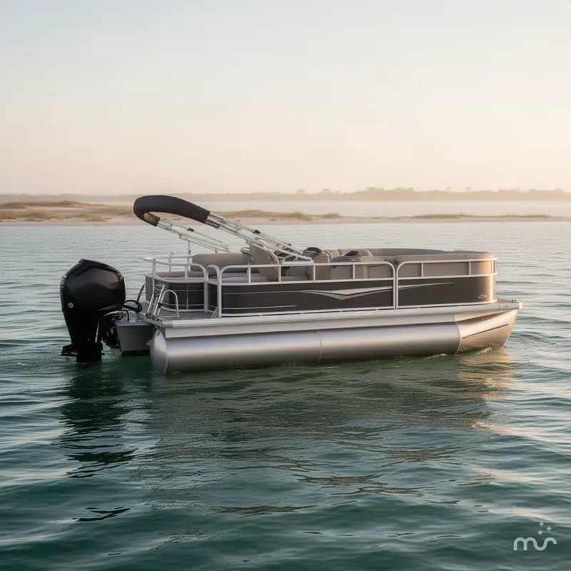 The Image of Sun Tracker Party Barge 18 DLX 2023 - 0