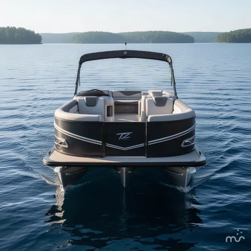 Slide: The Image of Tahoe LTZ 2385 Elite Cruise Tritoon & Honda 4-Stroke EFI 2027 - 1