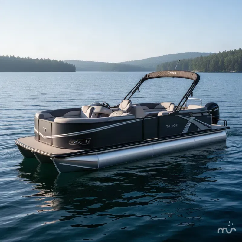 The Image of Tahoe LTZ 2385 Quad Lounge 300HP Tritoon 2027 - 0