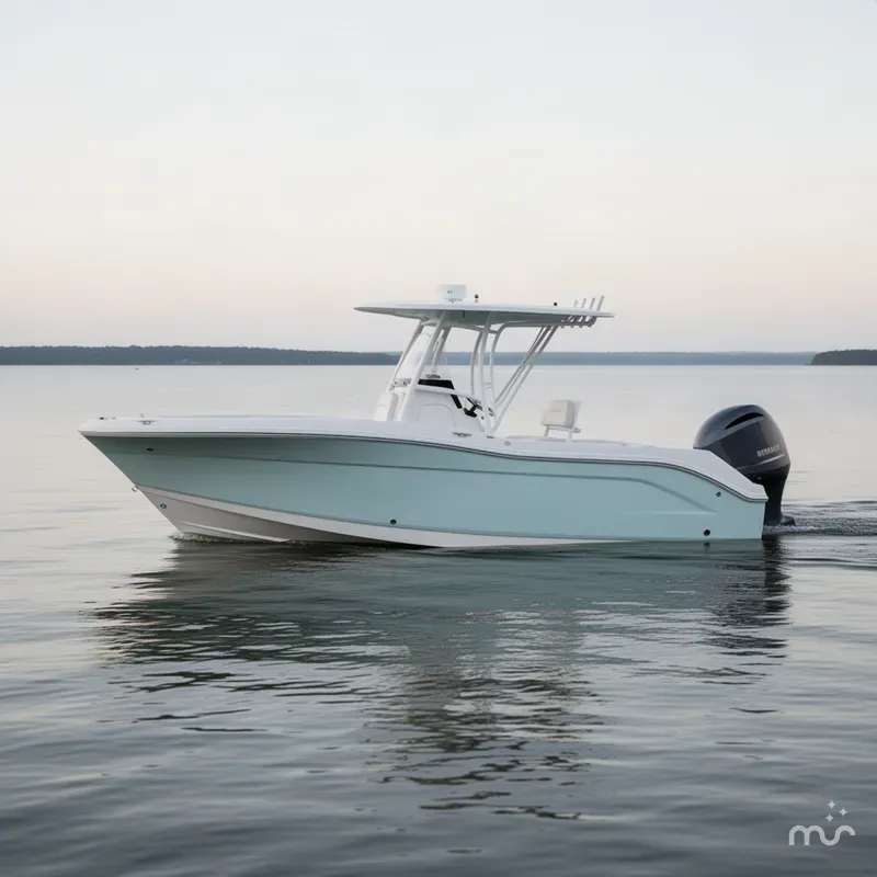 Slide: The Image of Robalo Center Console R180 2025 - 2