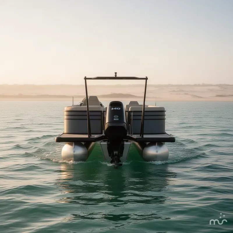 Slide: The Image of Viaggio Lago V 22U-140HP- PONTOON 2027 - 2