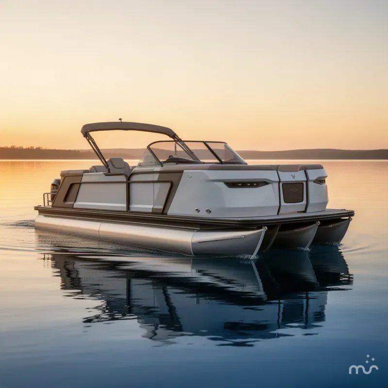 Slide: The Image of Revel Pontoons by Correct Craft RS25L 2027 - 2