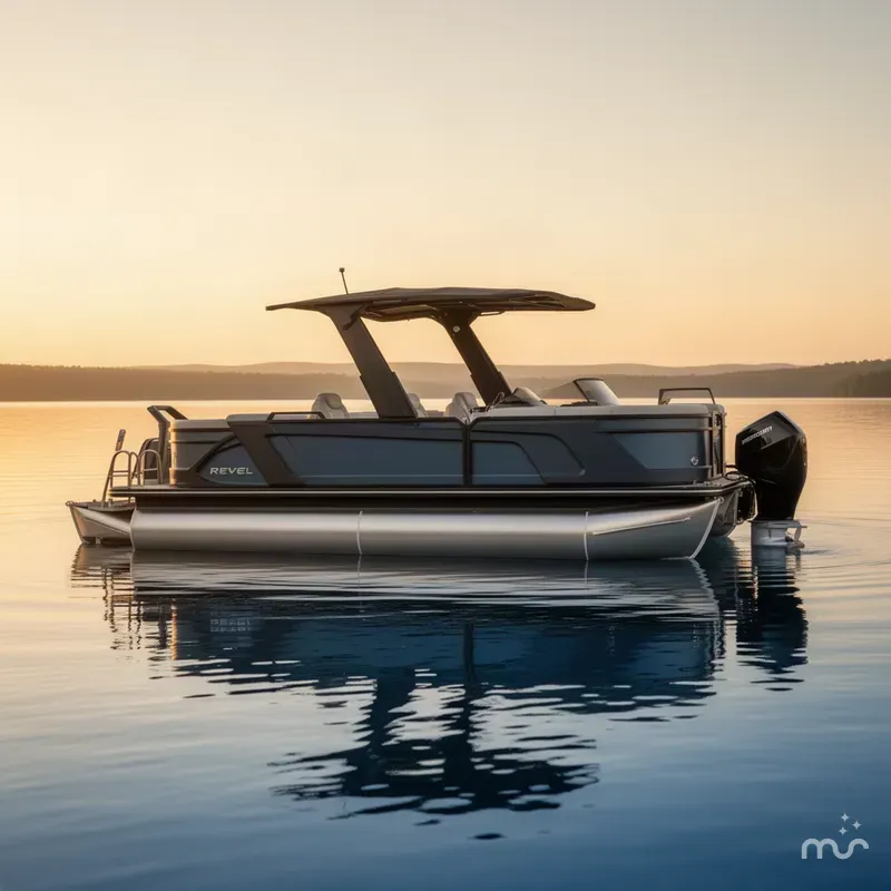 Slide: The Image of Revel Pontoons by Correct Craft Revel RS25L 2027 - 0