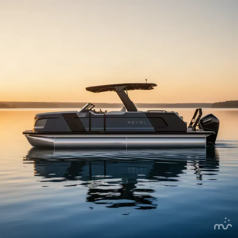 Slide: The Image of Revel Pontoons by Correct Craft Revel RS25L 2027 - 1