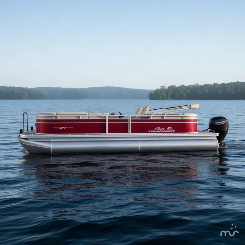 The Image of Sun Tracker Party Barge 24 DLX 2025 - 0