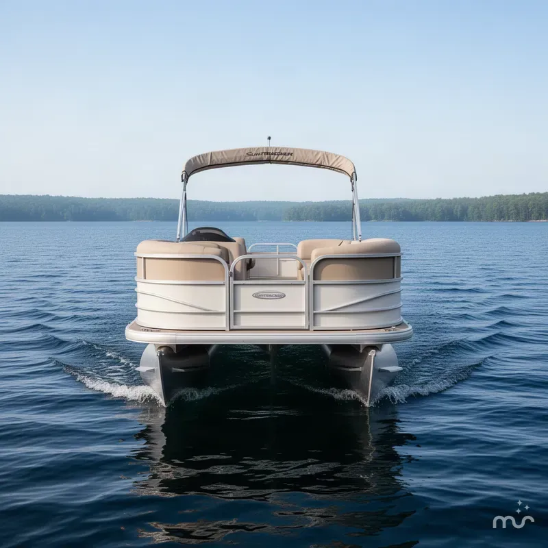 Slide: The Image of SUNTRACKER Party Barge 22 DLX 2016 - 2