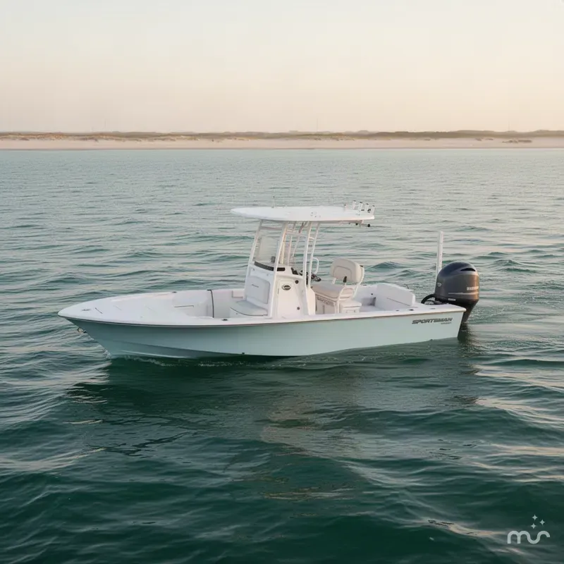 Slide: The Image of Sportsman Masters 227 Bay Boat 2020 - 2
