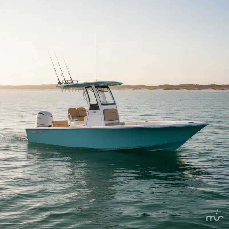 Slide: The Image of Sportsman Masters 227 Bay Boat 2027 - 2