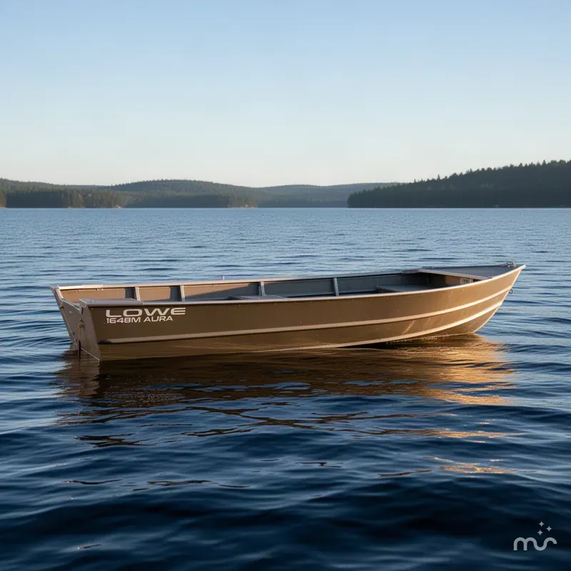 Slide: The Image of Lowe 1648M Aura Jon - HAIL DAMAGE DISCOUNT 2026 - 2