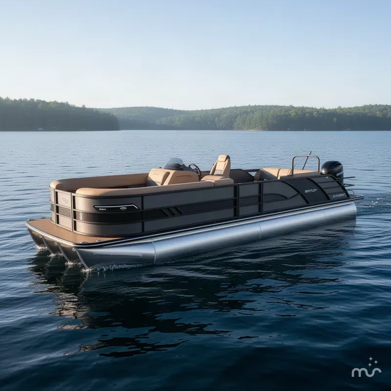 The Image of Bentley Pontoons Elite 253 Swingback 200HP Tritoon 2027 - 0