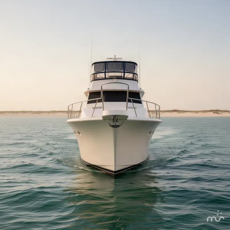 Slide: The Image of Hatteras 53 Extended Deckhouse Motor Yacht 1985 - 1