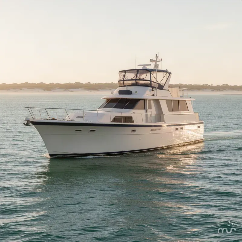 Slide: The Image of Hatteras 53 Extended Deckhouse Motor Yacht 1985 - 4