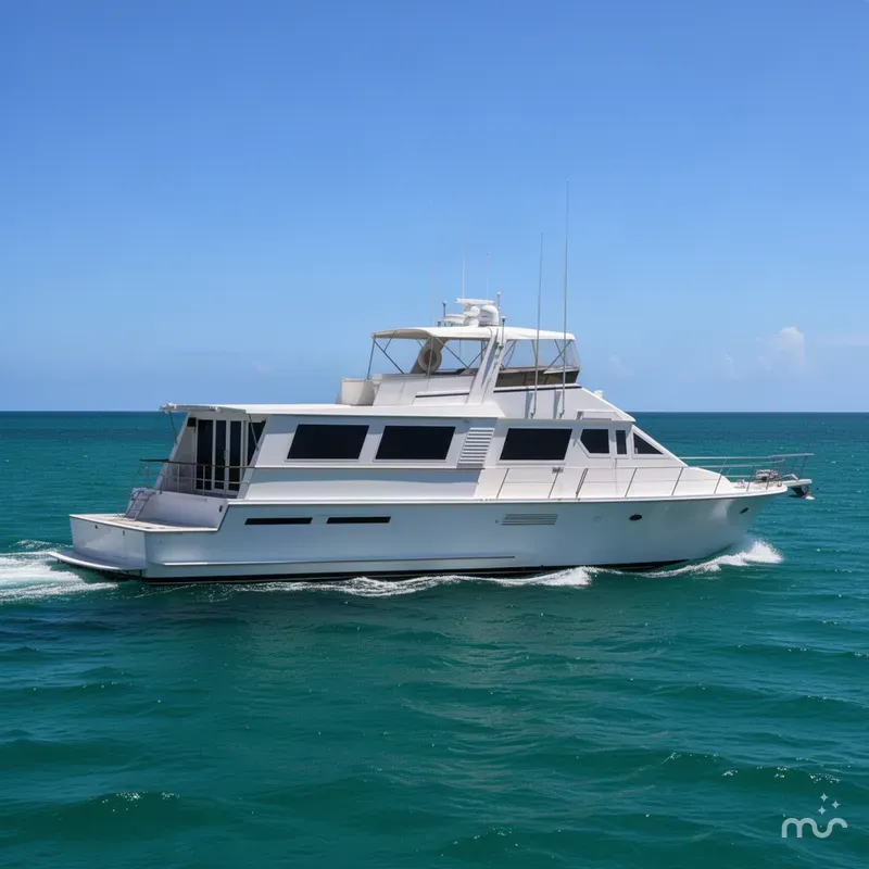 Slide: The Image of Viking 70 Cockpit Motor Yacht 1988 - 0