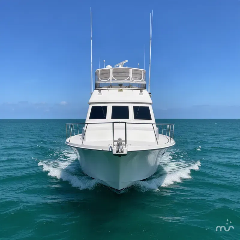 Slide: The Image of Viking 70 Cockpit Motor Yacht 1988 - 1
