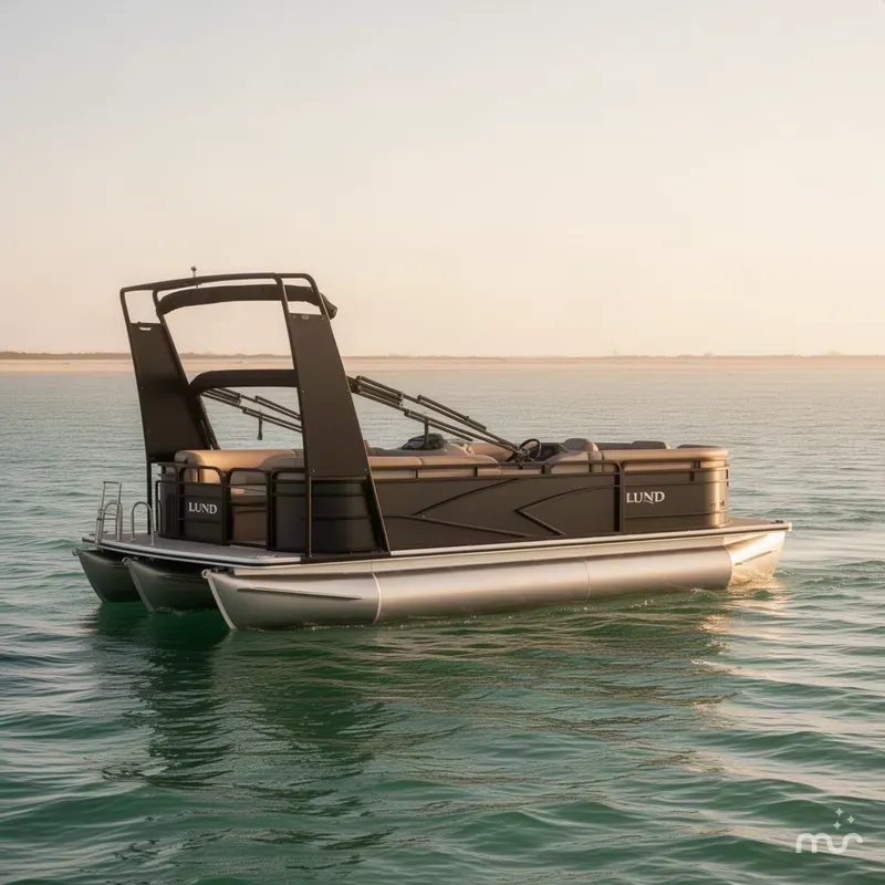 Slide: The Image of Lund LX220 Pontoon Cruise 2017 - 0