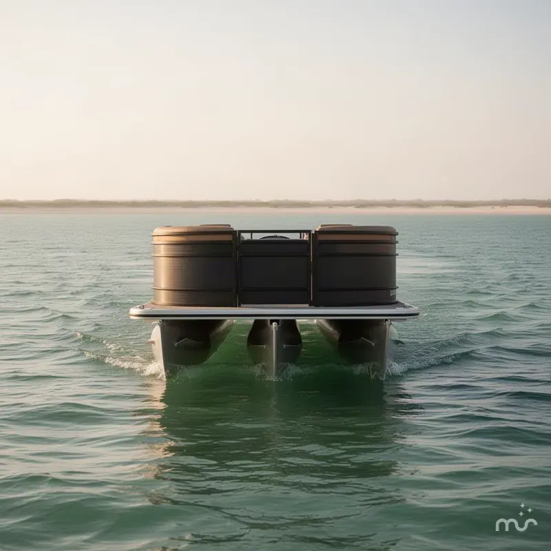 Slide: The Image of Lund LX220 Pontoon Cruise 2017 - 2